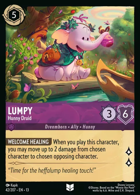 Lumpy — Hunny Druid, card 42 from Attack of the Vine!