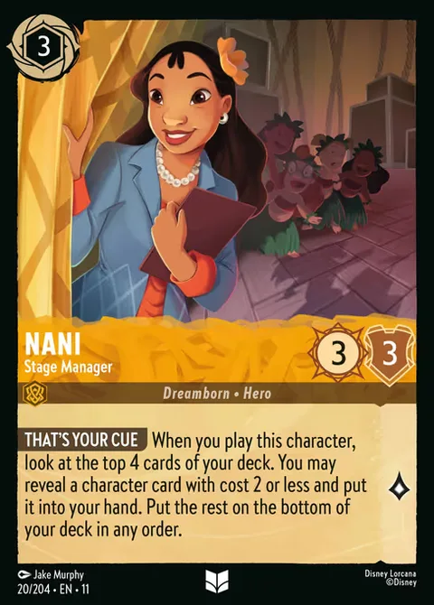 Nani — Stage Manager, carte 20 de Winterspell