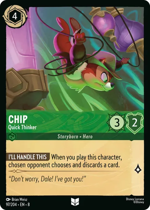 Chip — Quick Thinker, card 97 from Reign of Jafar
