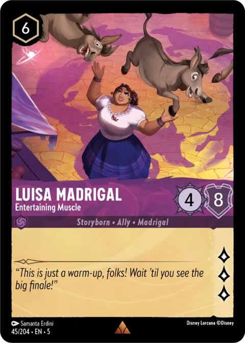Luisa Madrigal — Entertaining Muscle, card 45 from Shimmering Skies