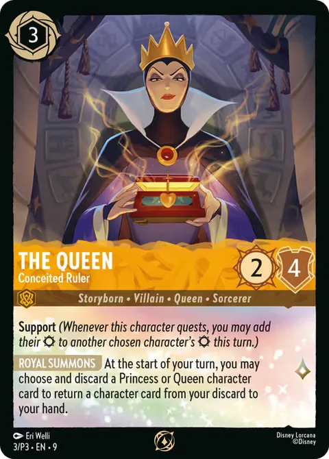 The Queen — Conceited Ruler, card 3 from Promo Set 3