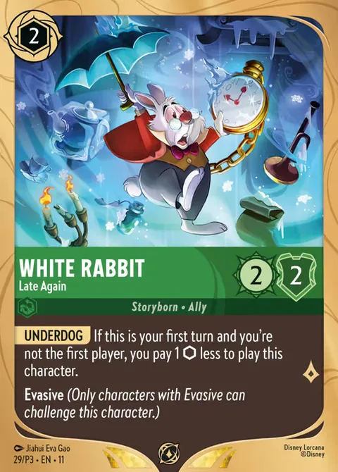 White Rabbit — Late Again, carte 29 de Promo Set 3