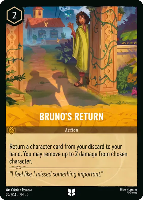 Bruno's Return, card 29 from Fabled