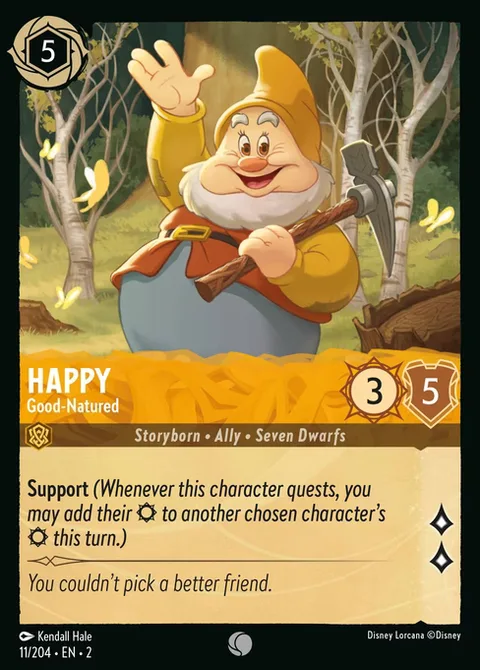Happy — Good-Natured, card 11 from Rise of the Floodborn