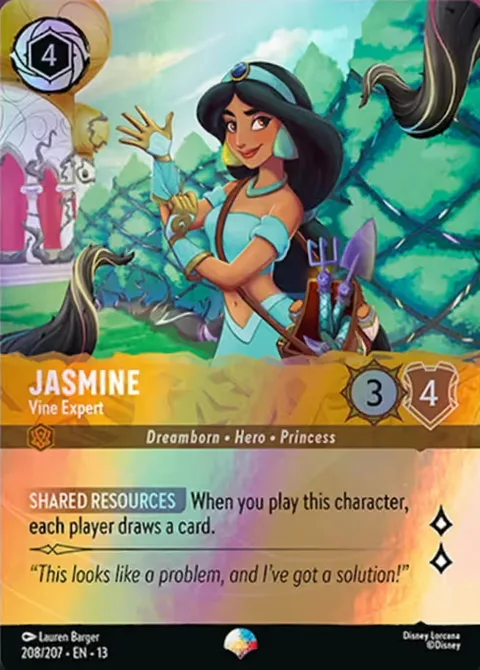Jasmine — Vine Expert, carte 208 de Attack of the Vine!