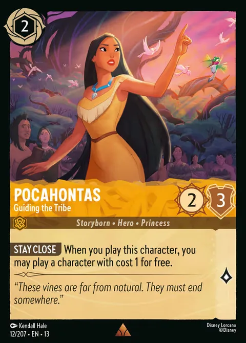 Pocahontas — Guiding the Tribe, carte 12 de Attack of the Vine!