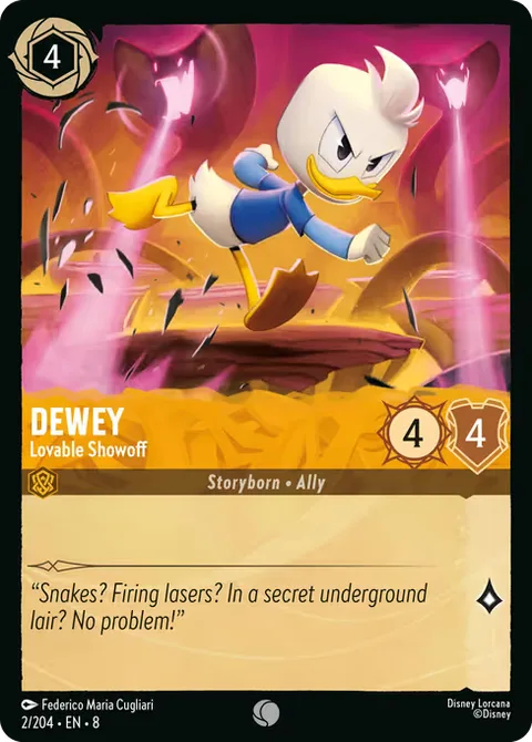 Dewey — Lovable Showoff, card 2 from Reign of Jafar