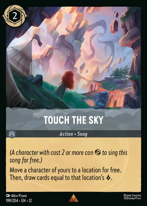 Touch the Sky, card 199 from Wilds Unknown