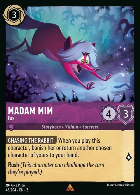 Madam Mim — Fox, card 46 from Rise of the Floodborn