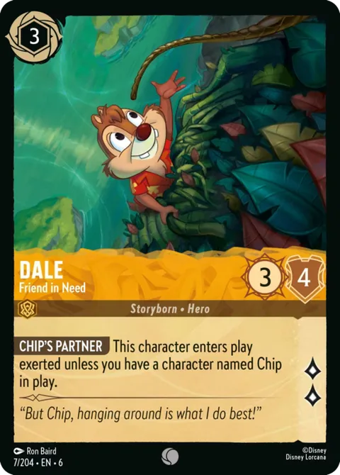 Dale — Friend in Need, card 7 from Azurite Sea