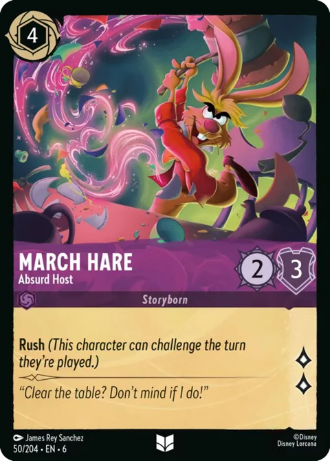 March Hare — Absurd Host, card 50 from Azurite Sea