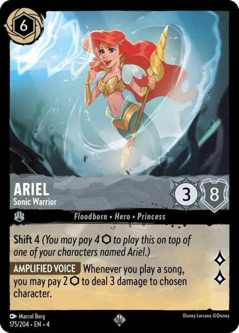 Ariel — Sonic Warrior, carte 175 de Ursula's Return