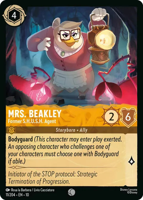 Mrs. Beakley — Former S.H.U.S.H. Agent, carte 11 de Whispers in the Well