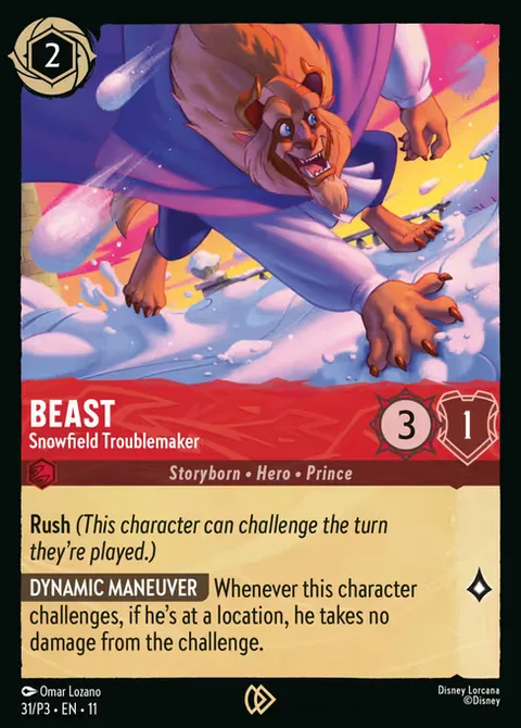Beast — Snowfield Troublemaker, card 31 from Promo Set 3