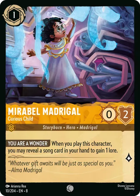 Mirabel Madrigal — Curious Child, carte 10 de Reign of Jafar