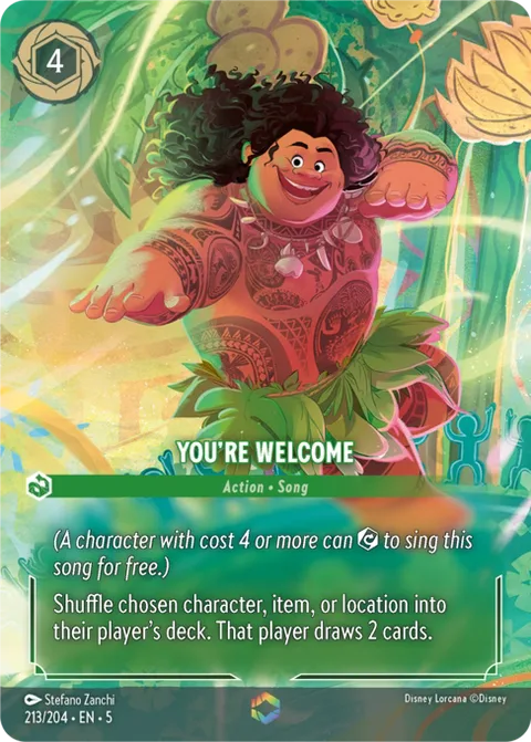 You're Welcome, carte 213 de Shimmering Skies