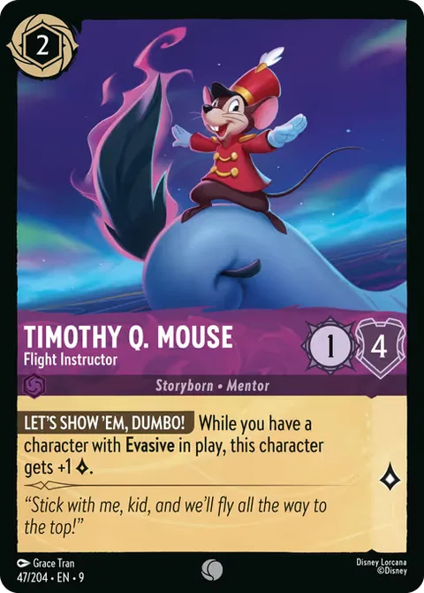 Timothy Q. Mouse — Flight Instructor, carte 47 de Fabled