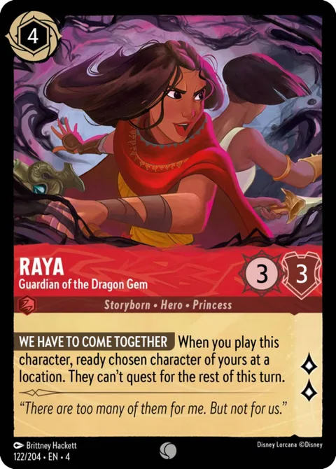 Raya — Guardian of the Dragon Gem, card 122 from Ursula's Return
