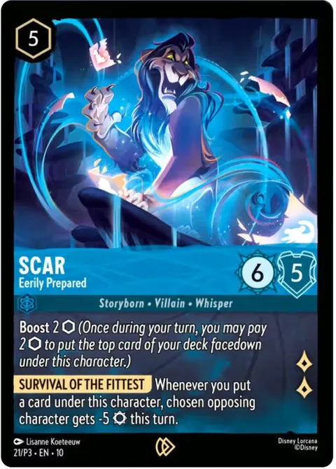 Scar — Eerily Prepared, card 21 from Promo Set 3