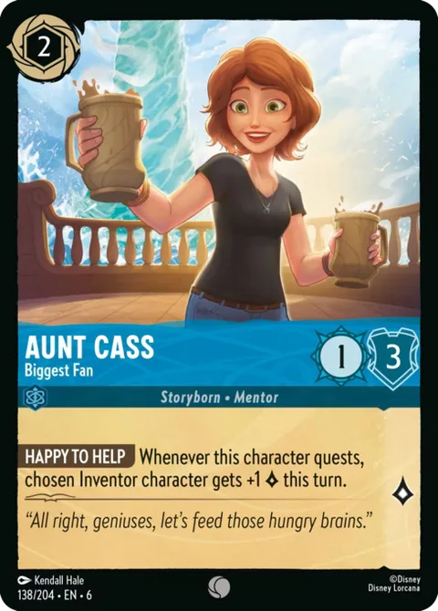 Aunt Cass — Biggest Fan, carte 138 de Azurite Sea