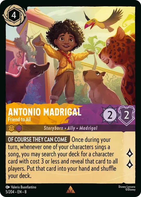 Antonio Madrigal — Friend to All, card 5 from Reign of Jafar