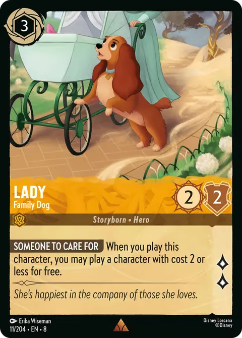 Lady — Family Dog, card 11 from Reign of Jafar
