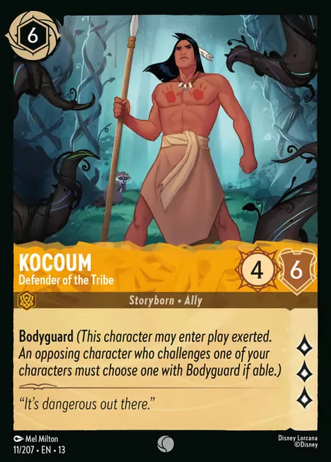 Kocoum — Defender of the Tribe, card 11 from Attack of the Vine!