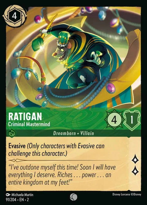 Ratigan — Criminal Mastermind, carte 91 de Rise of the Floodborn