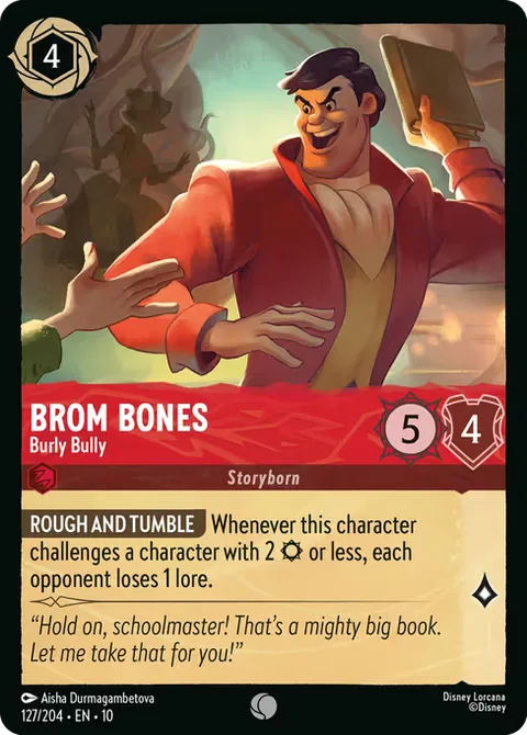 Brom Bones — Burly Bully, carte 127 de Whispers in the Well