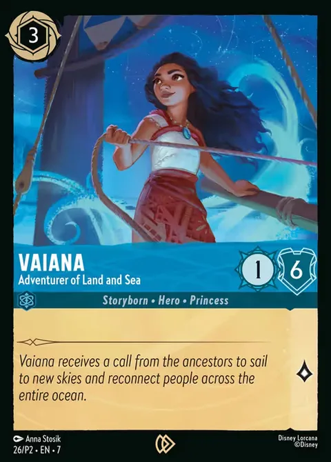 Moana — Adventurer of Land and Sea, card 26 from Promo Set 2
