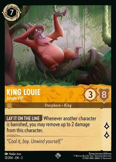 King Louie — Jungle VIP, carte 12 de Rise of the Floodborn