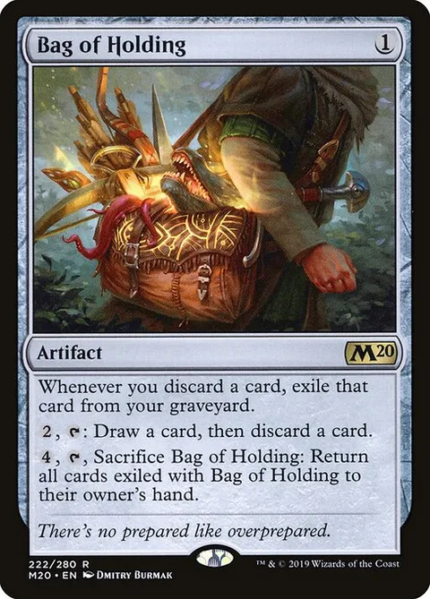 Bag of Holding, card 222 from Core Set 2020