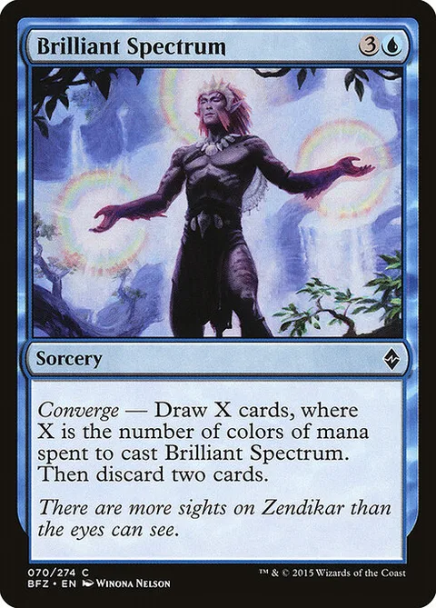 Brilliant Spectrum, card 70 from Battle for Zendikar