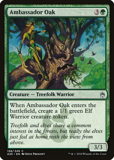 Ambassador Oak, card 158 from Masters 25