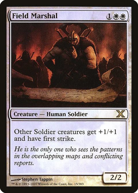 Field Marshal, card 15★ from Tenth Edition