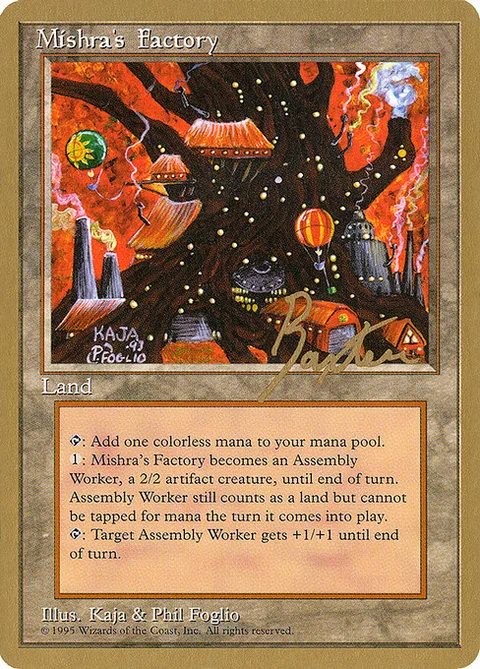 Mishra's Factory, card gb361 from Pro Tour Collector Set