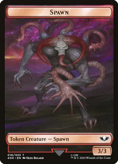 Spawn, card 16 from Warhammer 40,000 Tokens