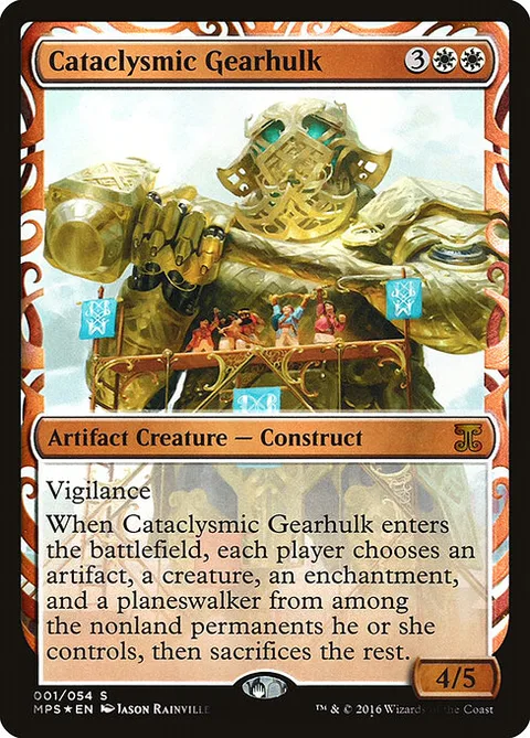 Cataclysmic Gearhulk, card 1 from Kaladesh Inventions