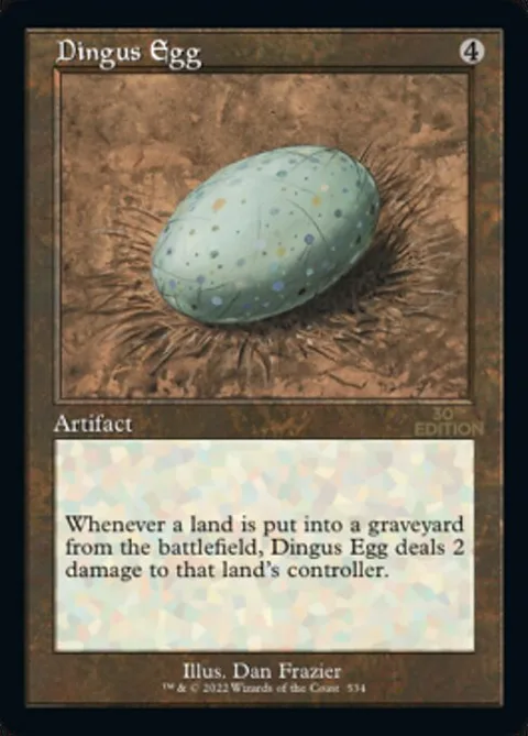 Dingus Egg, card 534 from 30th Anniversary Edition