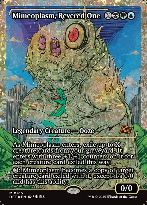 Mimeoplasm, Revered One, card 415 from Aetherdrift