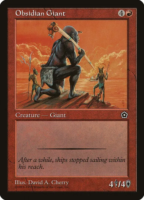 Obsidian Giant, carte 109 de Portal Second Age