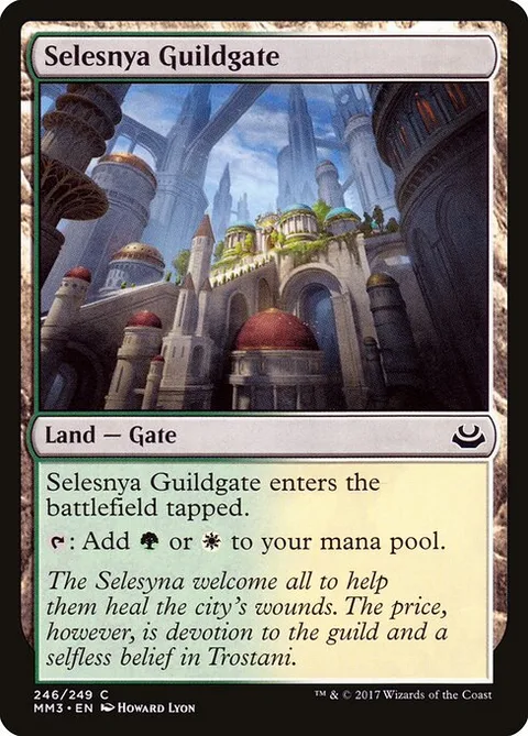 Selesnya Guildgate, card 246 from Modern Masters 2017