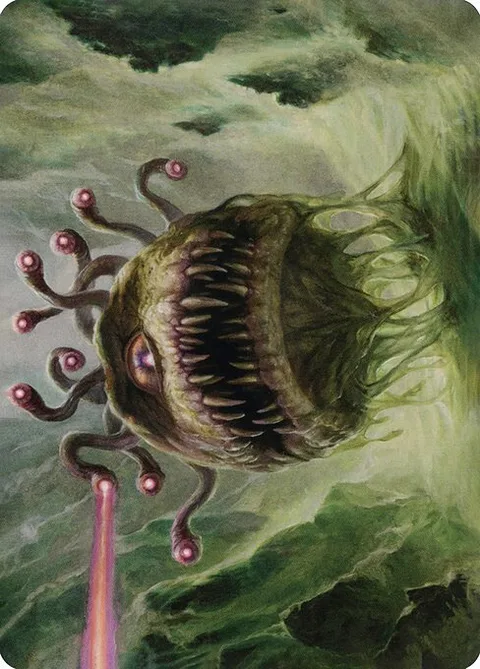 Baleful Beholder // Beholder, card 1 from Adventures in the Forgotten Realms Art Series