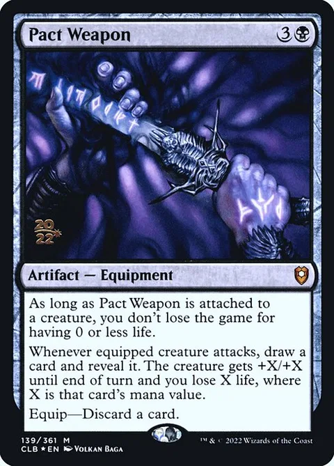Pact Weapon, carte 139s de Battle for Baldur's Gate Promos