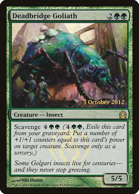 Deadbridge Goliath, carte 120★ de Return to Ravnica Promos