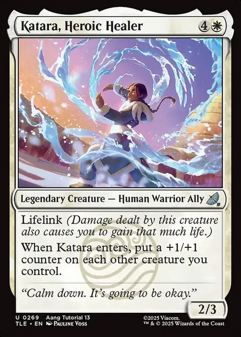 Katara, Heroic Healer, card 269 from Avatar: The Last Airbender Eternal