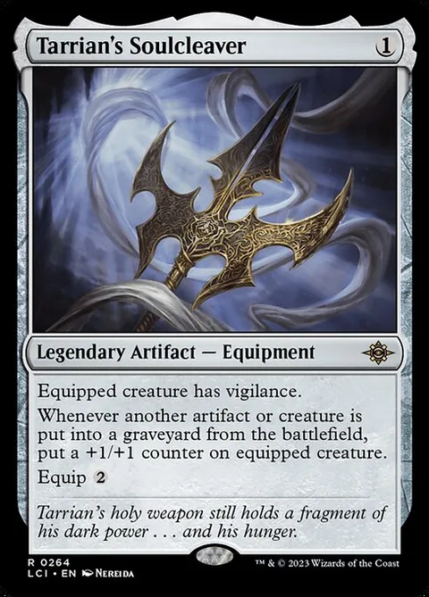 Tarrian's Soulcleaver, card 264 from The Lost Caverns of Ixalan