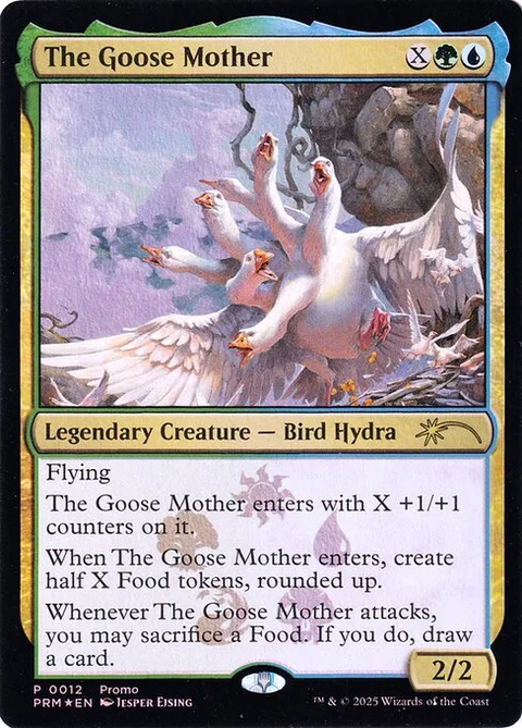 The Goose Mother, card 2026-10 from Media and Collaboration Promos