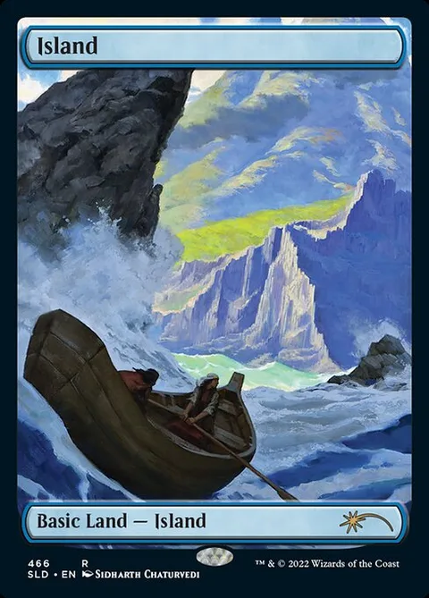 Island, card 466 from Secret Lair Drop