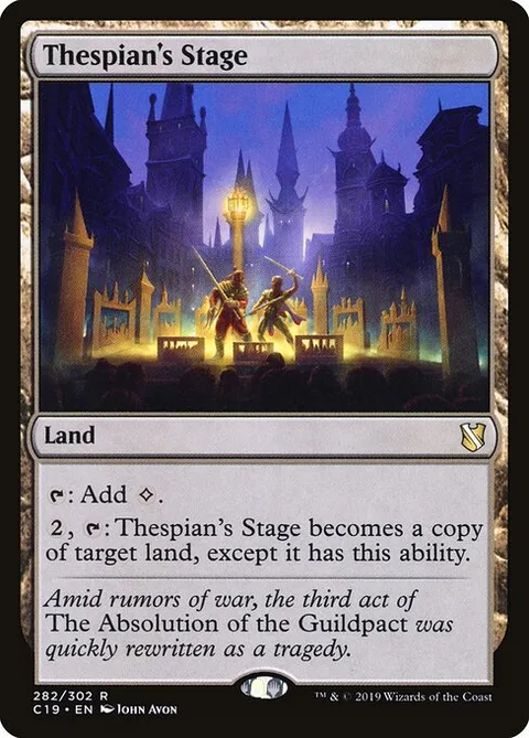 Thespian's Stage, card 282 from Commander 2019